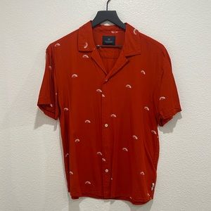 Scotch & Soda Camp Collar Shirt